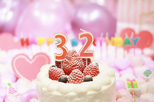 『誕生日ケーキ』のフリー写真画像[ID:3230]