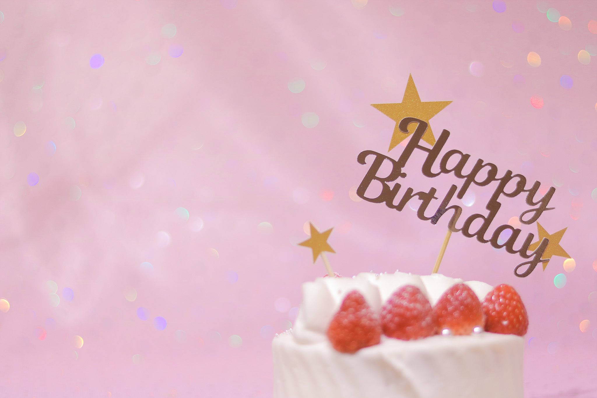 『誕生日ケーキ』のフリー写真画像[ID:8625]