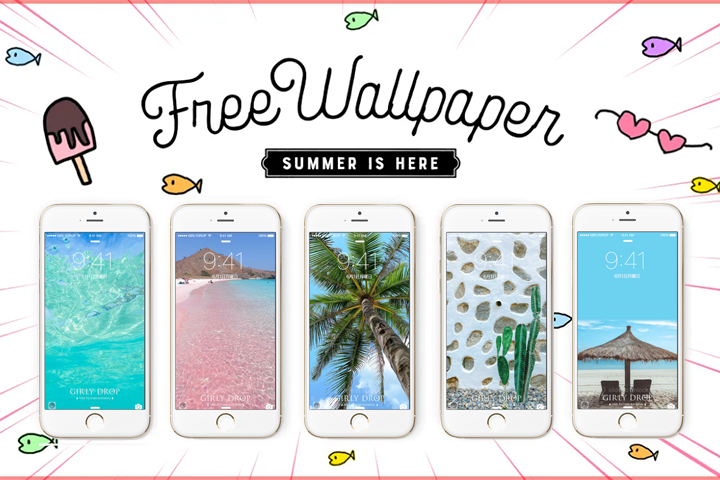 [無料]リゾート旅行気分＆明るい気持ちになれる！「iPhone・スマホ壁紙(ロック画面)」
