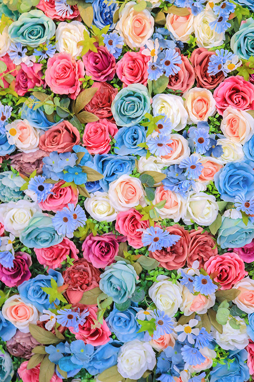 縦 彩度高めのカラフルなお花のテクスチャその2のフリー画像 おしゃれなフリー写真素材 Girly Drop