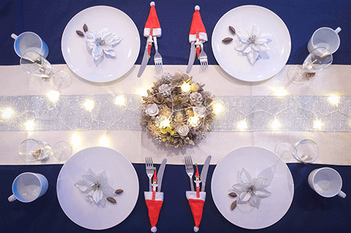 アニメーションgif 電飾がチカチカ可愛いクリスマスパーティのフリー画像 おしゃれなフリー写真素材 Girly Drop